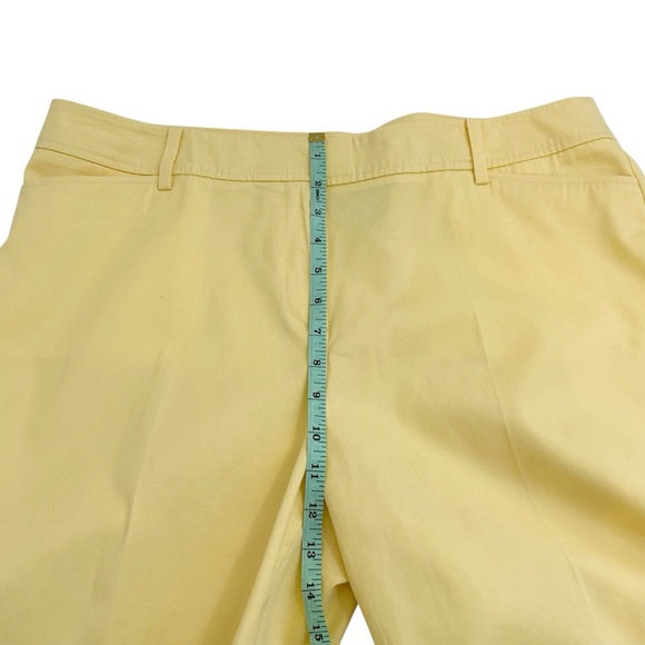 Talbots Size 14 Yellow Perfect Short - Picture 9 of 13